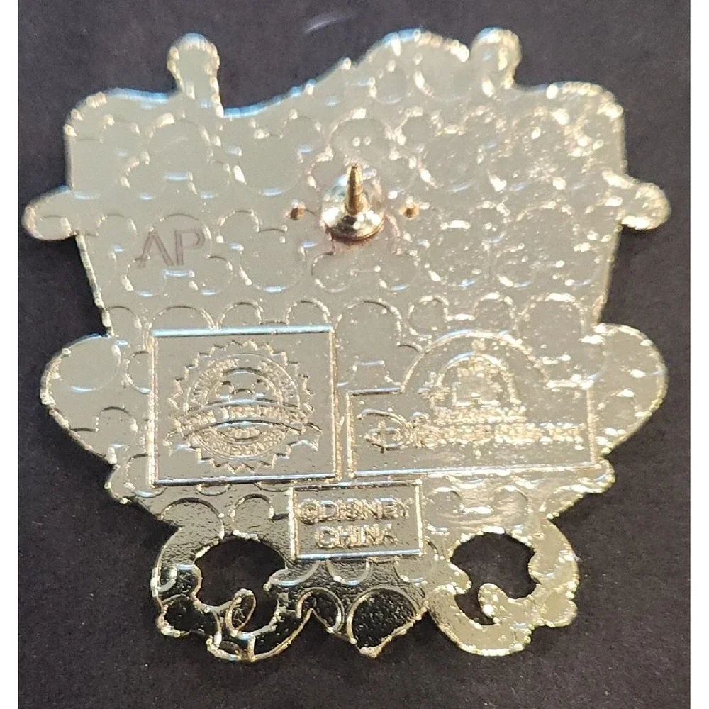 Disney Pin Cinderella Princess Jeweled Crest Shield AP‎ Artist Proof 00000
